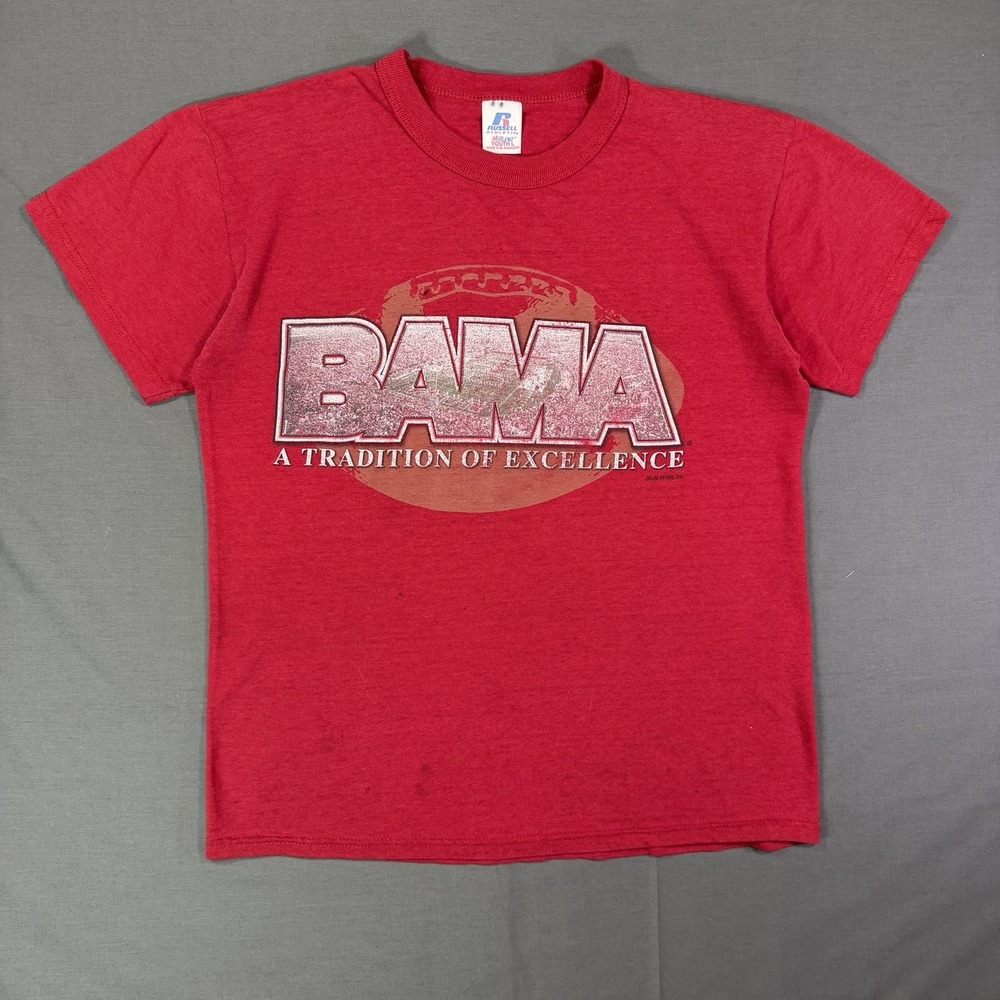 Vintage Alabama Crimson Tide Baby Tee Women's Small Or Kids L